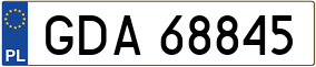 Truck License Plate